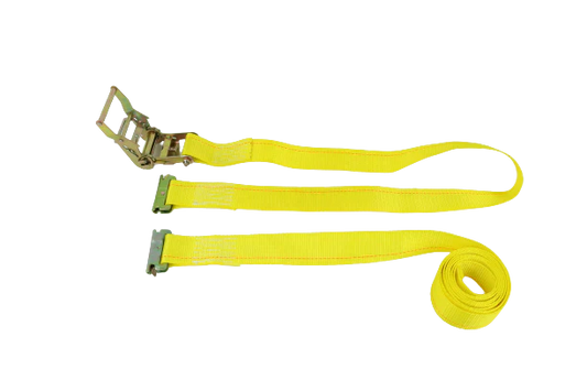 2"x12' E-Track Ratchet Strap-Yellow